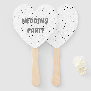 Wedding Party Hand Fans