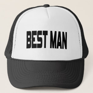Wedding Party Hats - BEST MAN
