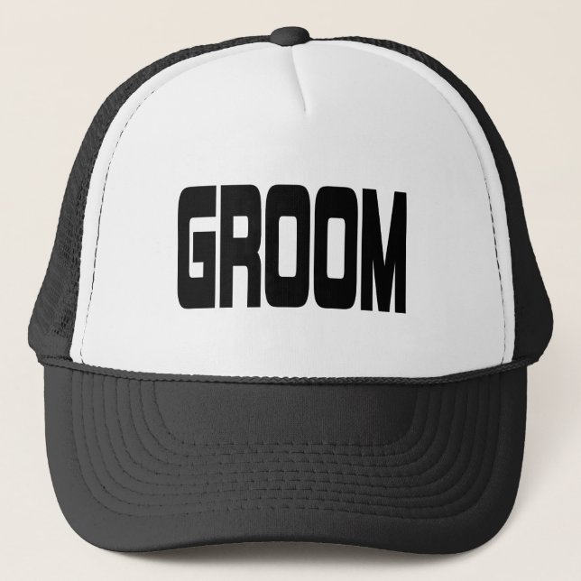 Wedding Party Hats - GROOM (Front)