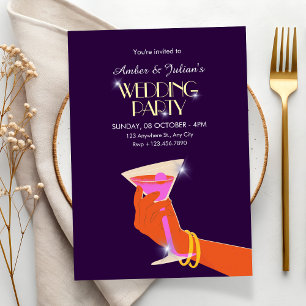 Wedding party invitation