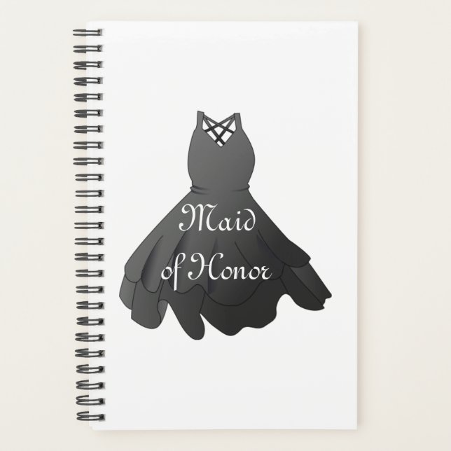 Wedding Party Maid of Honour Dress Planner (Front)