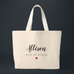 Wedding Party Tote Bag | Bridesmaid, Bachelorette<br><div class="desc">Tote Bags for your entire wedding party.  Fill with fun goodies for your bachelorette or destination wedding weekend.  Great bridesmaid gifts or beach bags!</div>