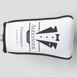 Wedding Party Tuxedo Gifts Groomsman Golf Head Cover