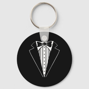 Wedding Party Tuxedo Matching Bachelor Party Funny Key Ring