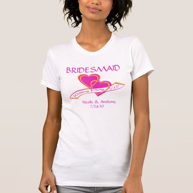Wedding Party VIP T-Shirt (Front)