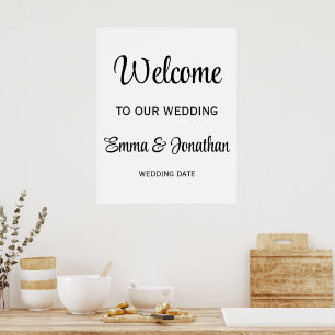 Wedding Party Welcome Signs