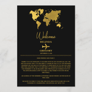 Wedding Passport Sage Black Itinerary Programme
