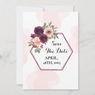 Wedding Pastel Colour Invitation Card Design