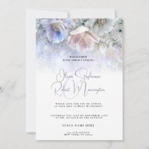 Wedding   Pastel Peony Invitation
