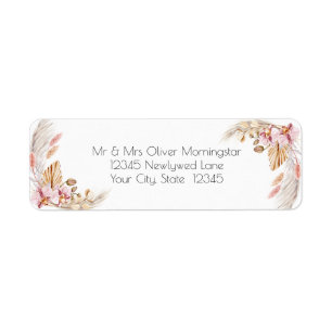 Wedding   Pastel  Pink Ivory Pampas Grass