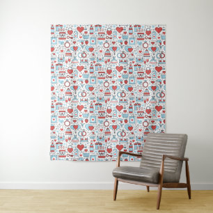 Wedding Pattern tapestries