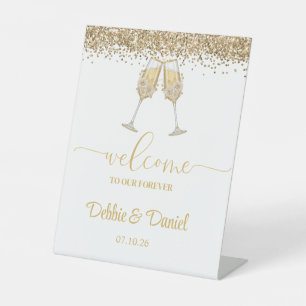 Wedding Pedestal Sign