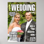 Wedding Personalised Magazine Cover Poster<br><div class="desc">Wedding Personalised Magazine Cover</div>