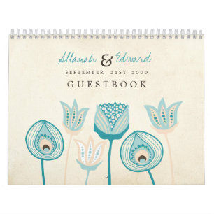 Wedding Personalised Photo Guest Book Guestbook Calendar