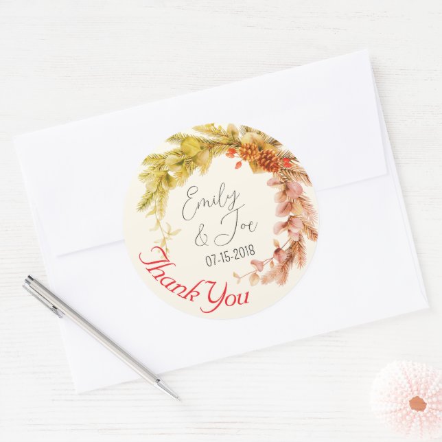 Wedding personalised stickers (Envelope)
