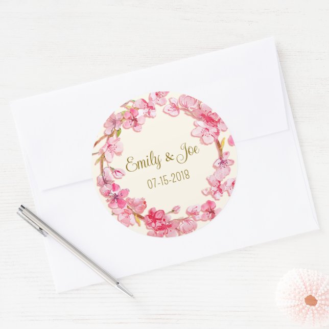 Wedding personalised stickers (Envelope)