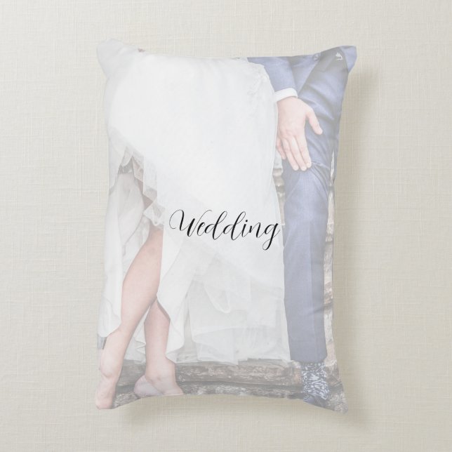 Wedding Perzonalized Decorative Cushion (Back(Vertical))