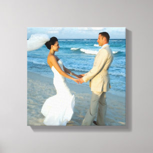 Wedding Photo 11"x11" Canvas Print