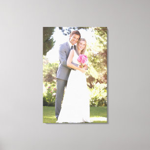 Wedding Photo [24x36] inches Canvas Print