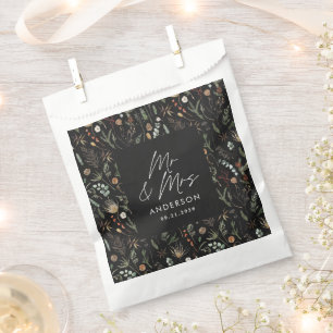  Wedding photo arch watercolor botanical mr & mrs  Favour Bags