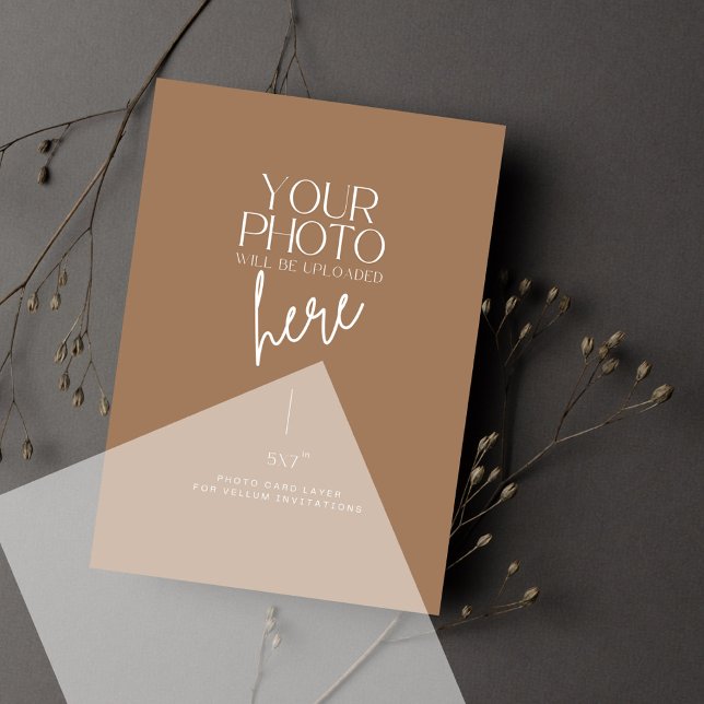 Wedding Photo Background Card for Vellum (Creator Uploaded)