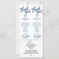 Wedding Photo Booth Frame Inserts - (Navy Blue)