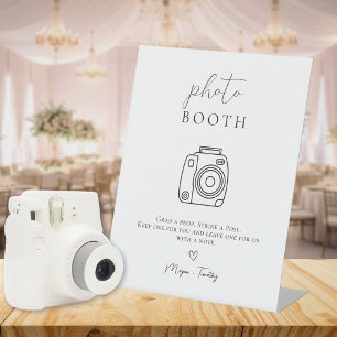 Wedding Photo Booth Tabletop sign