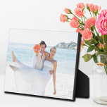 Wedding Photo Built-In Easel Tabletop Plaque<br><div class="desc">A frameless,  timeless way to display favourite photos or artwork! Perfect for wedding photos keepsake,  engagement gift,  newborn photos,  family photos,  graduation,  family reunion,  or any other special event.</div>