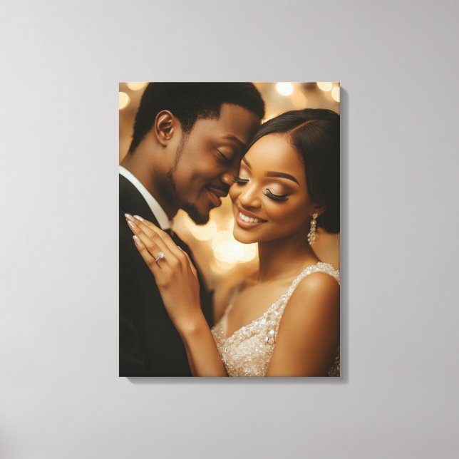 Wedding Photo Canvas Art (Front)