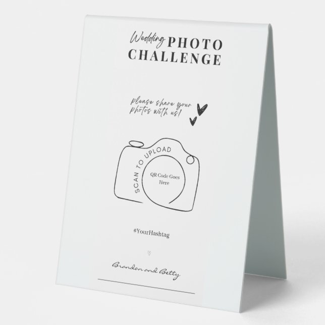 Wedding Photo Challenge, I Spy Wedding Game (Front)
