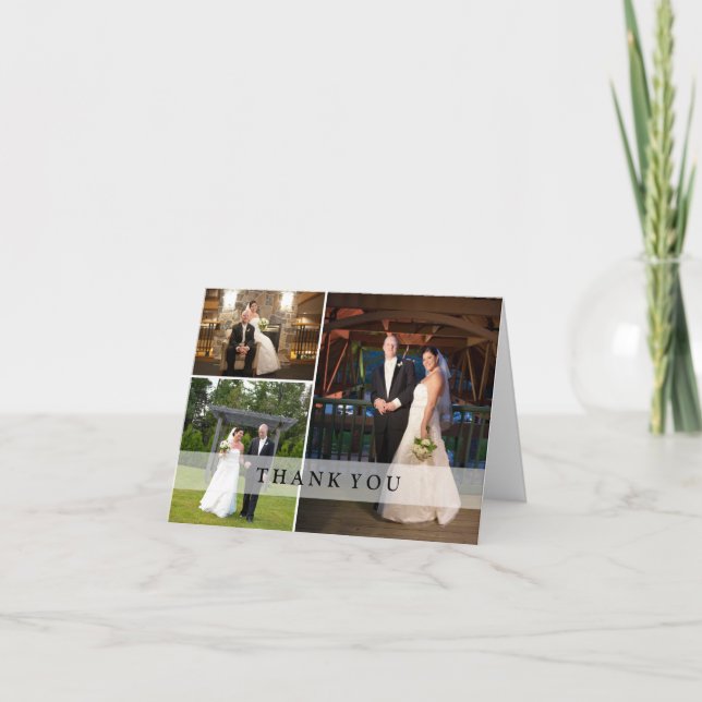 Wedding Photo Collage - Thank You (Front)