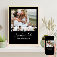 Wedding Photo Collage Zigzag Picture Strip Custom