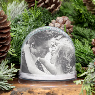 WEDDING PHOTO CUSTOM SNOW GLOBE