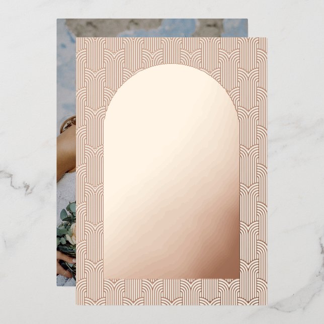 Wedding Photo Geometric (Front/Back)