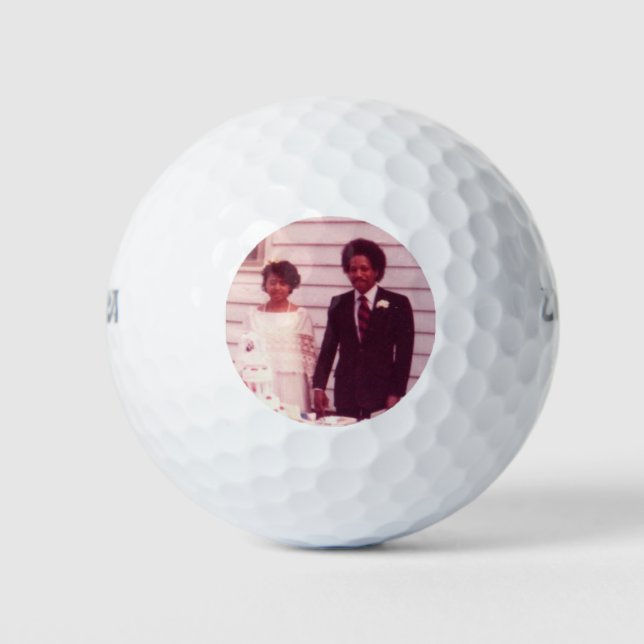 Wedding Photo Golf Balls (Front)