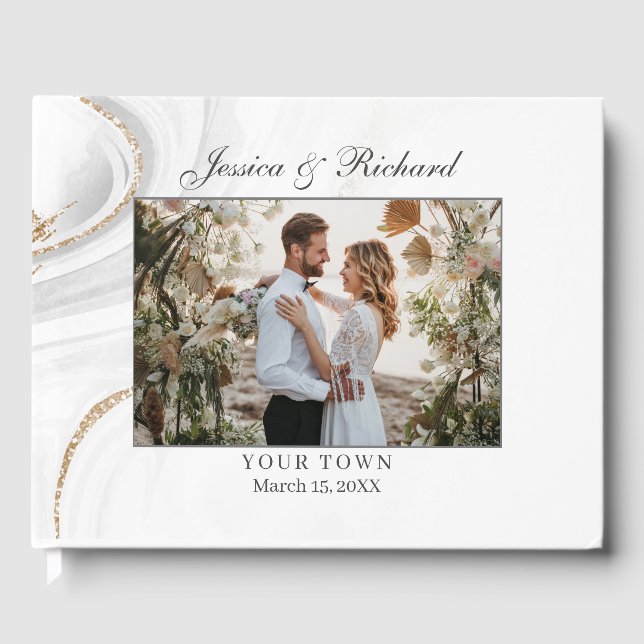 Wedding PHOTO Guest Book (Front)