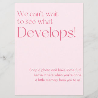 Wedding Photo Guestbook Sign  Programme