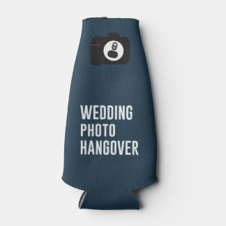 Wedding Photo Hangover Beer Bottle Cooler