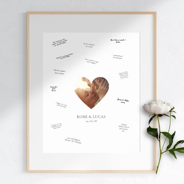 Wedding Photo Heart Guest Book Alternative  (Creator Uploaded)