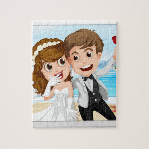 Wedding photo jigsaw puzzle