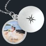 Wedding Photo Keepsake Necklace<br><div class="desc">Keepsake Necklaces Choose either Silver Plated or Sterling Silver</div>