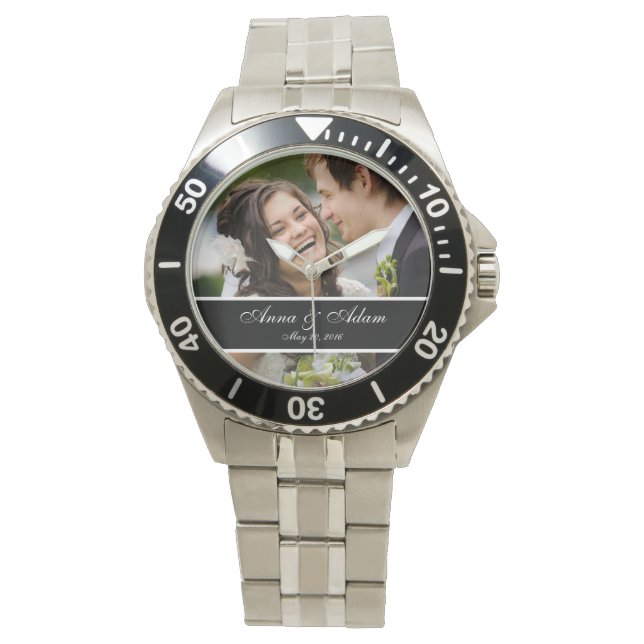 Wedding Photo Keepsake Watch (Front)