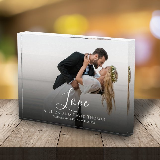 Wedding Photo Minimalist Couple Calligraphy Love (Creator Uploaded)