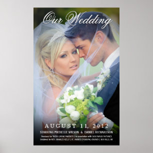 Wedding Photo Movie Poster - Create Your Own