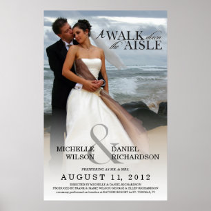 Wedding Photo Movie Poster - Create Your Own
