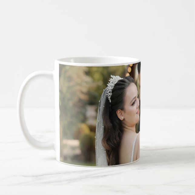 Wedding photo mug souvenir (Left)