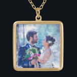 Wedding photo necklace Square Necklace<br><div class="desc">Personalised Photo Silver Plated Necklace
Personalised photo plated necklace,  put your own custom personalised pictures. Easily upload your images and create your own. Sample photos used are for illustration purposes only.</div>