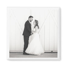 Wedding Photo Newlyweds Mr & Mrs Black White Favou