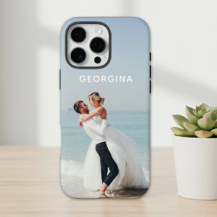 Wedding Photo Personalised Name Keepsake Gift iPhone 16 Pro Max Case