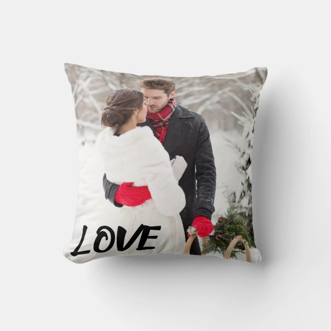 Wedding Photo Pillow (Front)